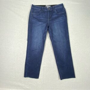 Democracy Dark Blue Cropped Ankle Jeans